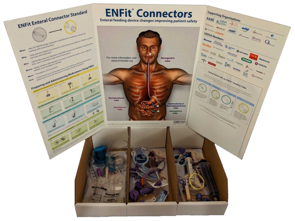 ENFit connectors are becoming the industry standard for safer tube feeding  connections